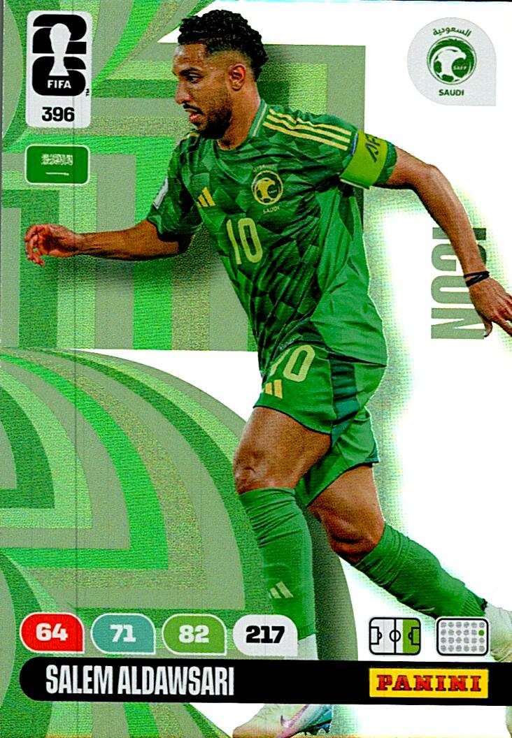 ADRENALYN WORLD CUP 2026 SALEM ALDAWSARI SAUDI ARABIA ICON Nº396