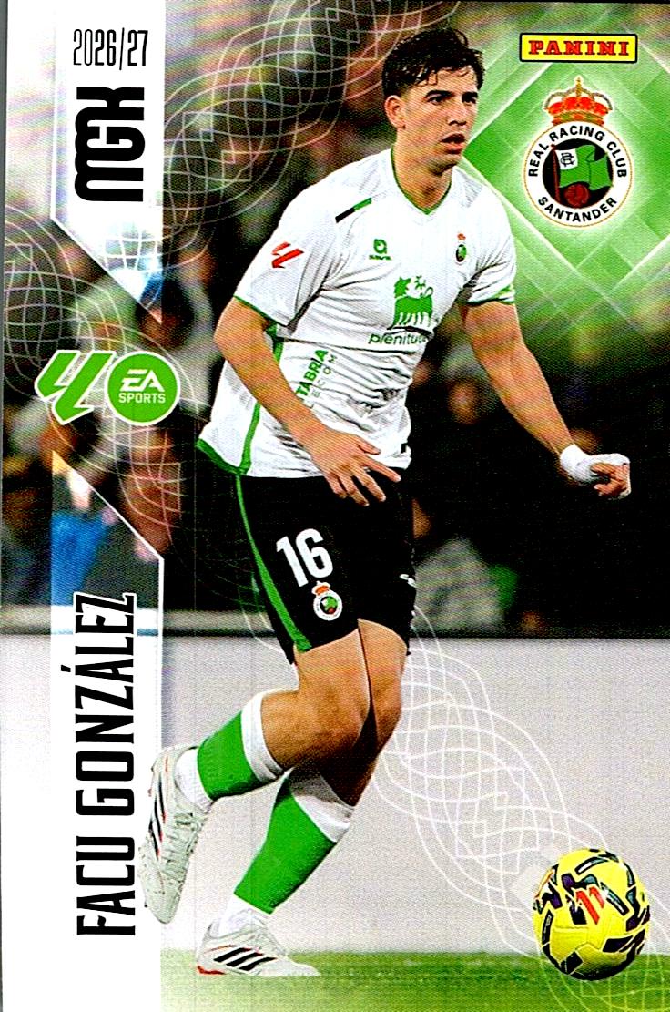 MEGACRACKS 2026/2027 FACU GONZÁLEZ REAL RACING CLUB Nº276