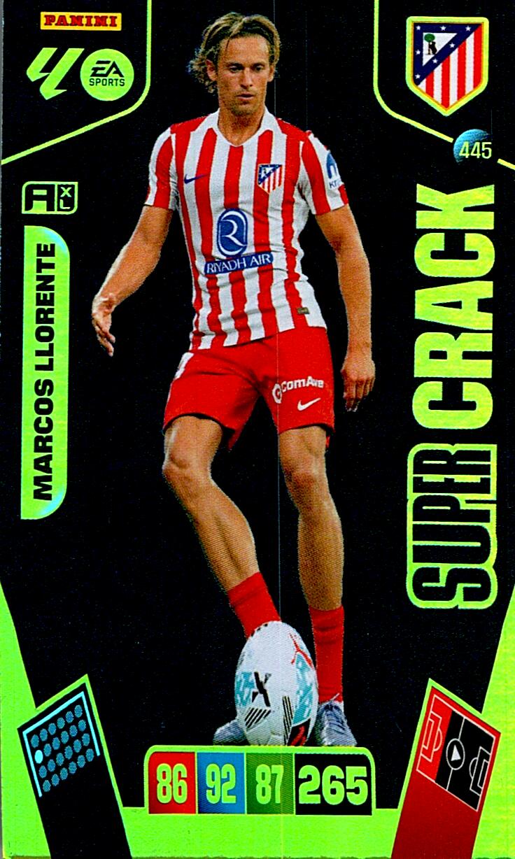 ADRENALYN LA LIGA 2025/2026 MARCOS LLORENTE SUPER CRACK Nº445