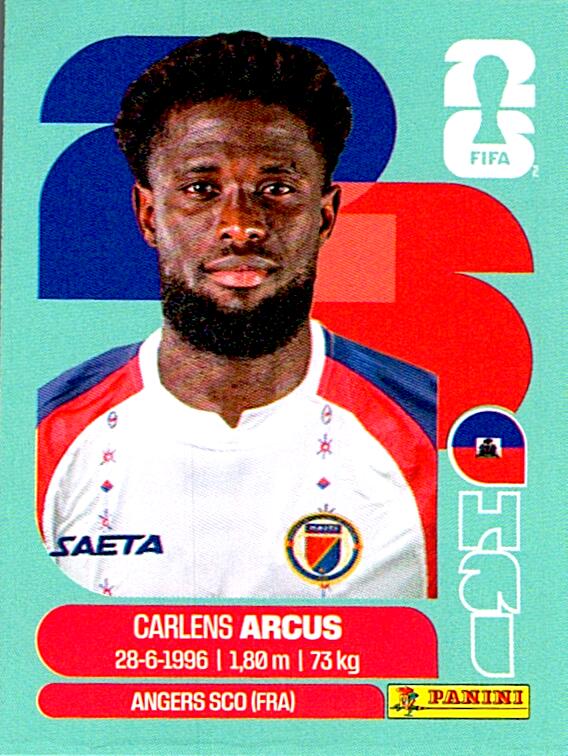 STICKERS FIFA WORLD CUP 2026 CARLENS ARCUS NºHAI 3