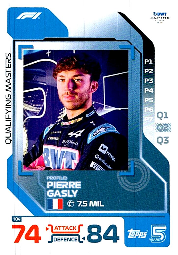 TOPPS TURBO ATTAX 2024 Nº104