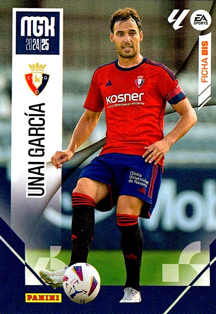 Megacracks 2024/2025 UNAI GARCIA CA Osasuna Nº 259 BIS SEGUNDA EDICION