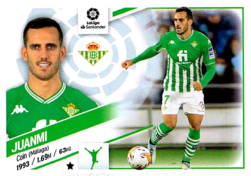 Cromo Liga Este 2022/2023 JUANMI REAL BETIS Nº18