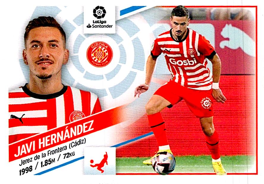 Cromo Liga Este 2022/2023 JAVI HERNANDEZ COLOCA Nº9BIS CUARTA EDICION