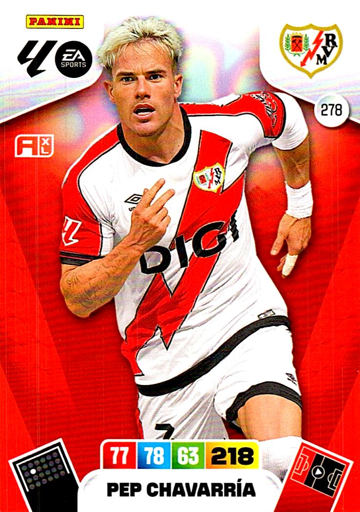 ADRENALYN LA LIGA 2025/2026 PEP CHAVARRIA RAYO VALLECANO Nº278