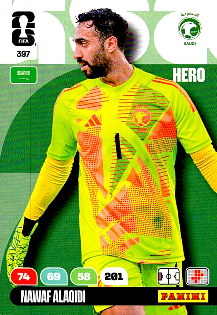 ADRENALYN WORLD CUP 2026 NAWAF ALAQIDI SAUDI ARABIA Nº397