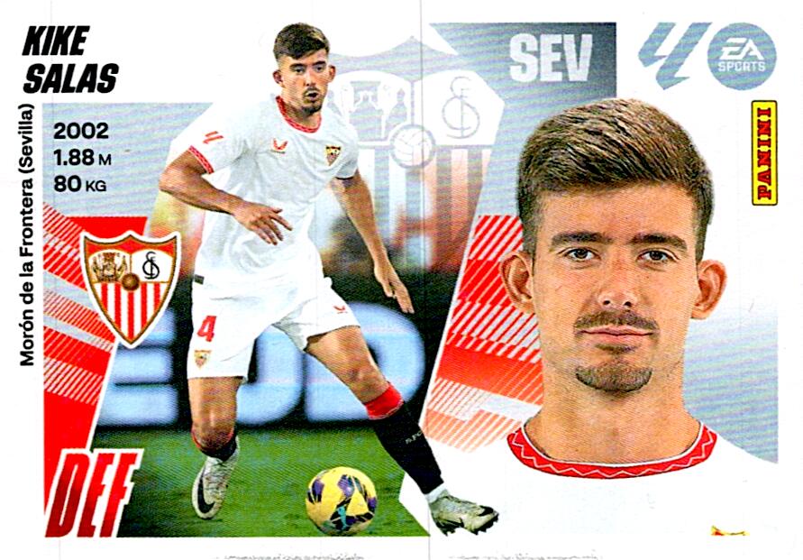 LIGA ESTE 2025/2026 SEVILLA FC KIKE SALAS Nº7A