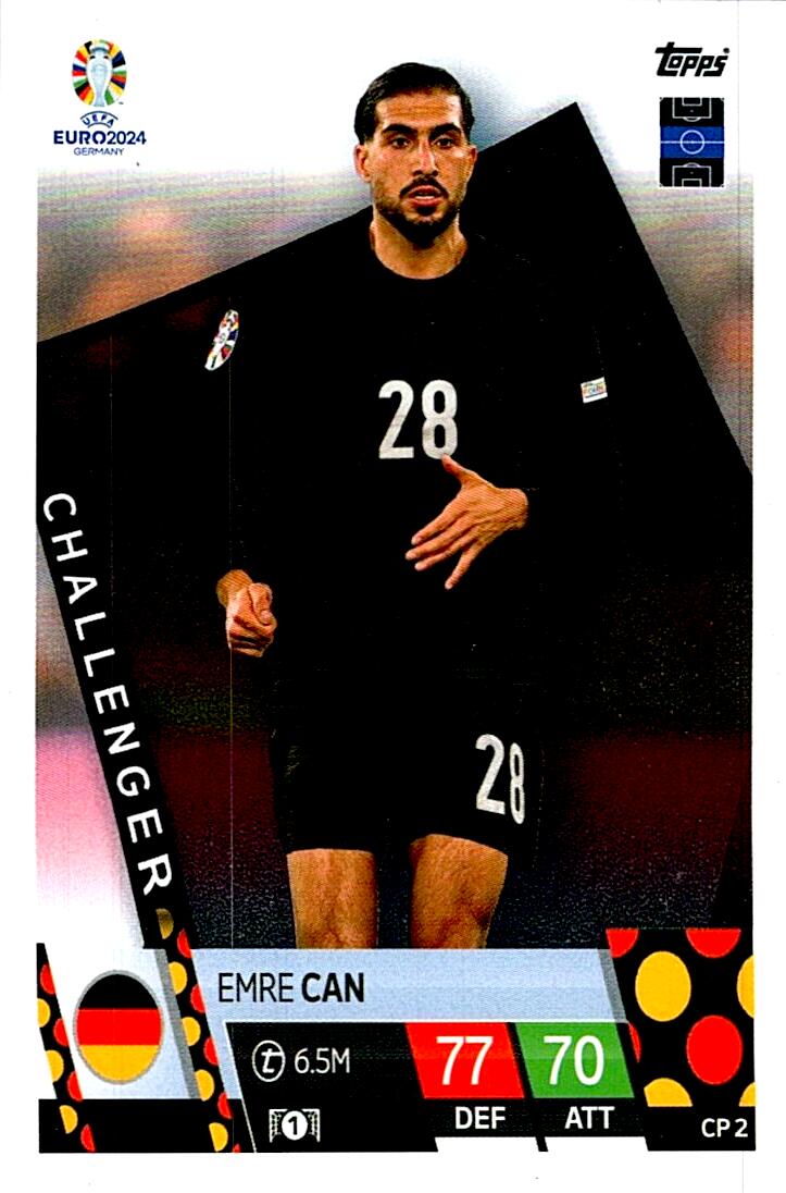 TOPPS UEFA EURO 2024 EMRE CAN CHALLENGER CP 2