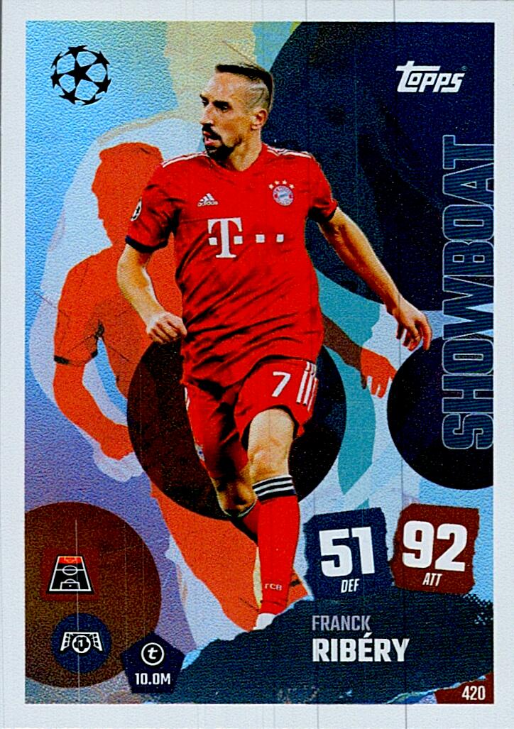 MATCH ATTAX CHAMPIONS LEAGUE 2025/2026 FRANK RIBERY SHOWBOAT Nº420