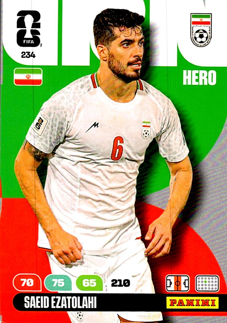 ADRENALYN WORLD CUP 2026 SAEID EZATOLAHI IRAN Nº234