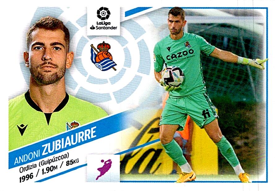 Cromo Liga Este 2022/2023 ZUBIAURRE COLOCA Nº4BIS CUARTA EDICION