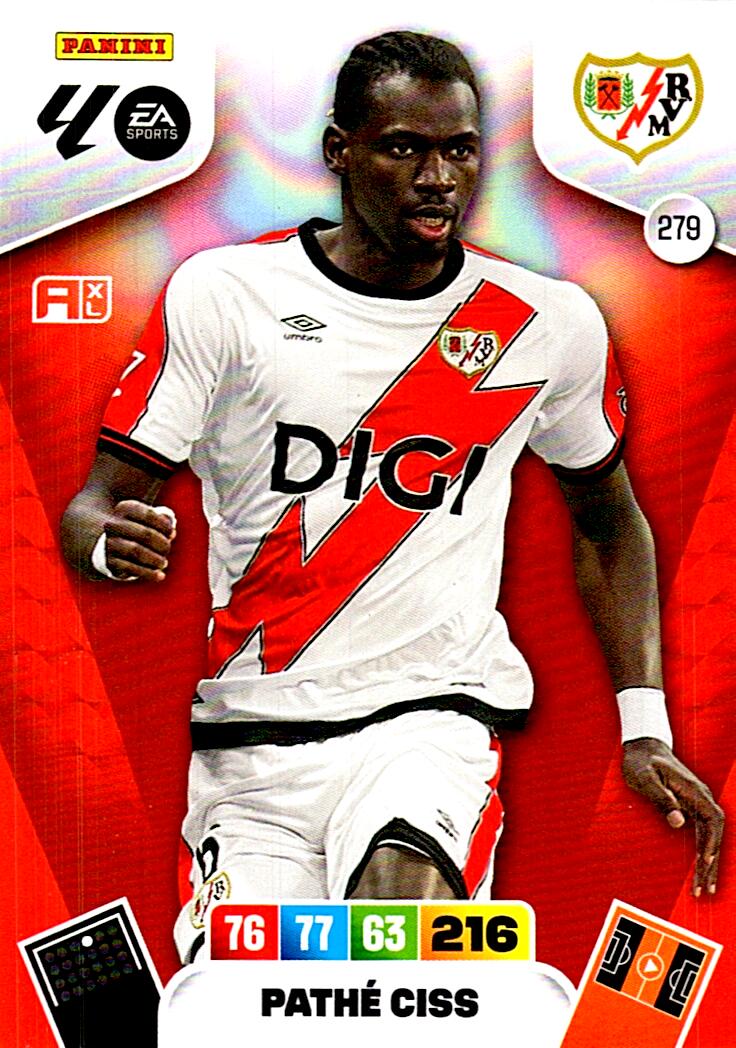 ADRENALYN LA LIGA 2025/2026 PATHE CISS RAYO VALLECANO Nº279