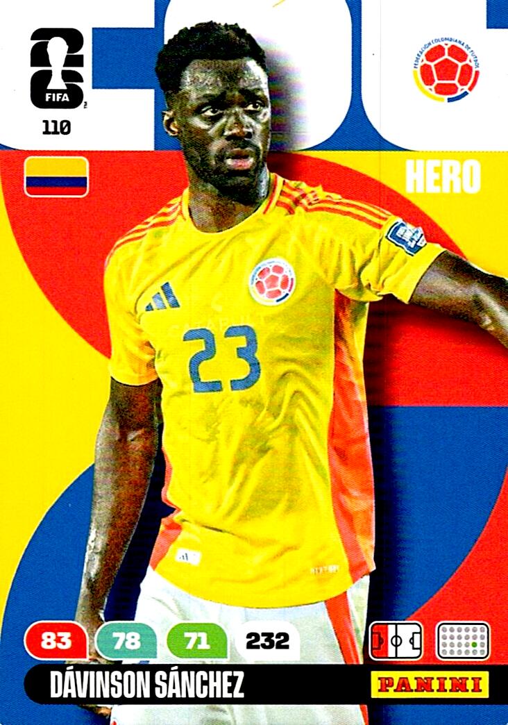 ADRENALYN WORLD CUP 2026 CAMILO VARGAS COLOMBIA Nº109