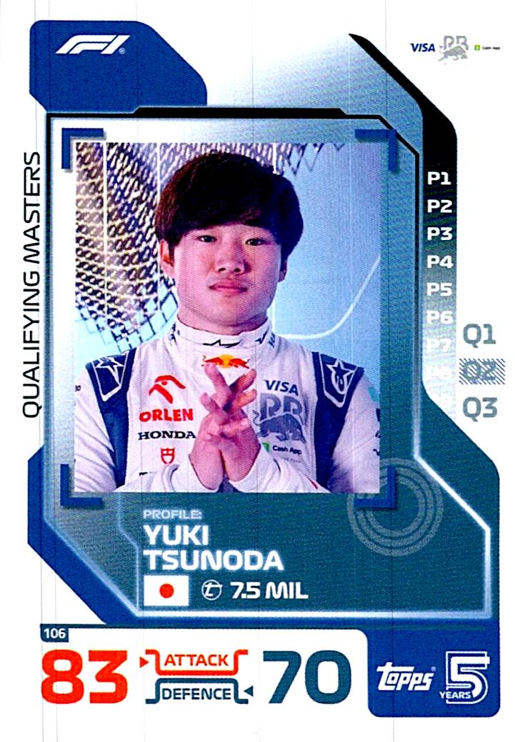 TOPPS TURBO ATTAX 2024 Nº106