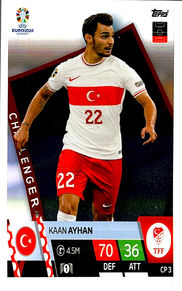 TOPPS UEFA EURO 2024 KAAN AYHAN CHALLENGER CP 3