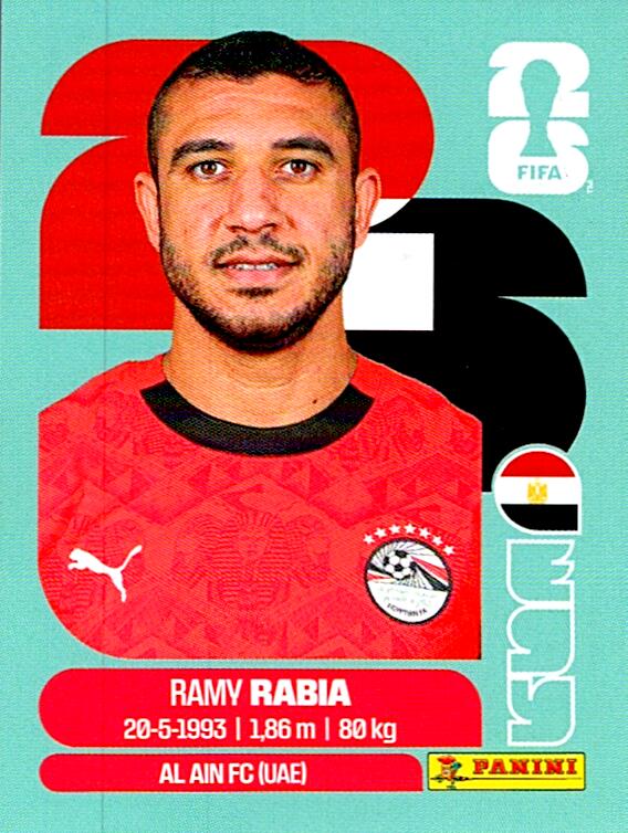 STICKERS FIFA WORLD CUP 2026 RAMY RABIA NºEGY 7