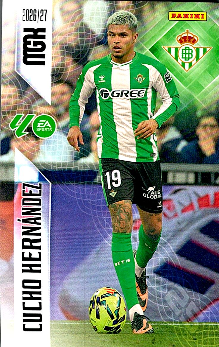 MEGACRACKS 2026/2027 CUCHO HERNÁNDEZ REAL BETIS Nº107