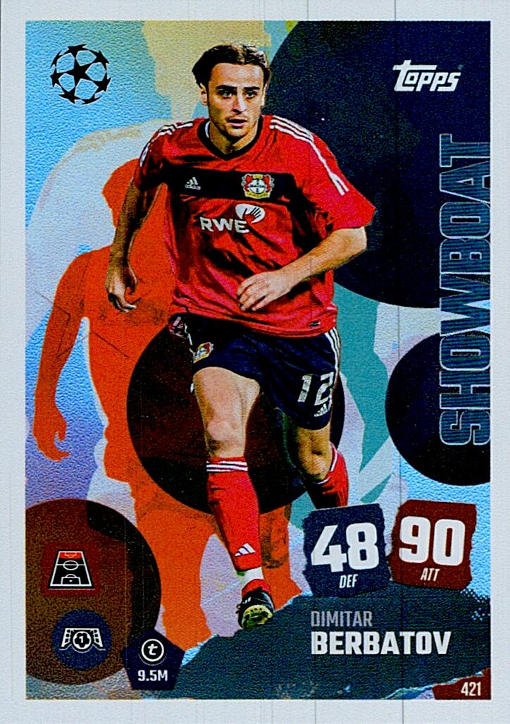 MATCH ATTAX CHAMPIONS LEAGUE 2025/2026 BERBATOV SHOWBOAT Nº421