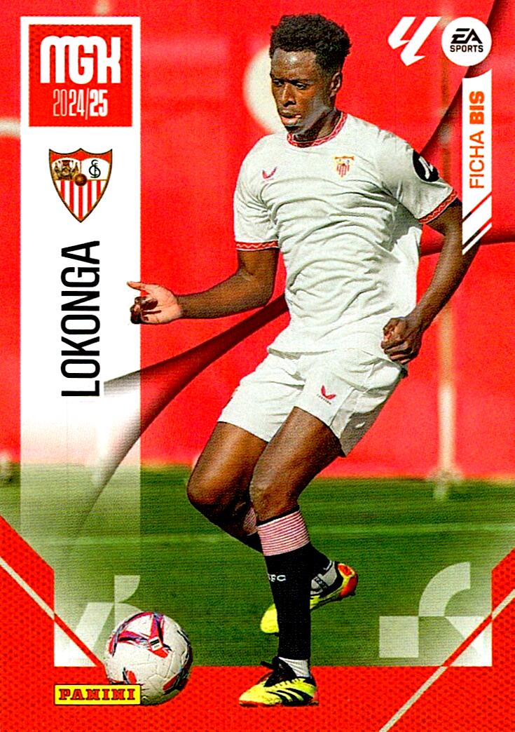 Megacracks 2024/2025 LOKONGA Sevilla FC Nº 319 BIS FICHA BIS SEGUNDA EDICION