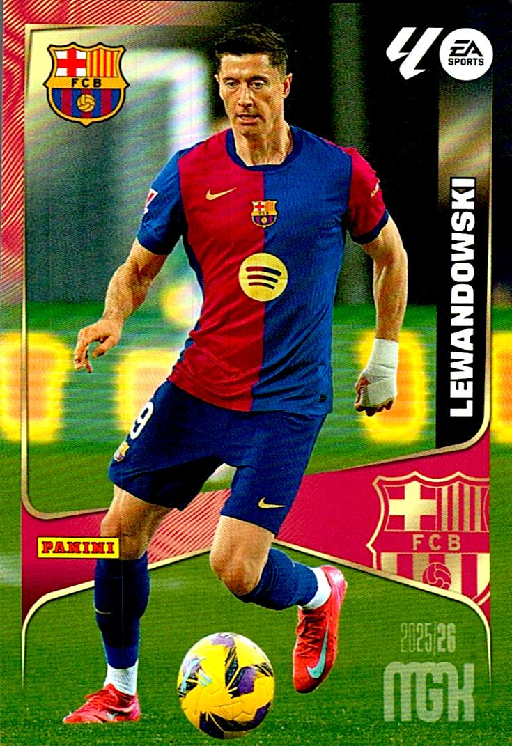 MEGACRACKS 2025/2026 FC BARCELONA LEWANDOWSKI Nº89