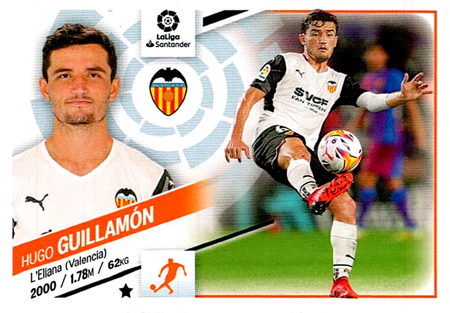 Cromo Liga Este 2022/2023 GUILLAMON VALENCIA CF Nº12