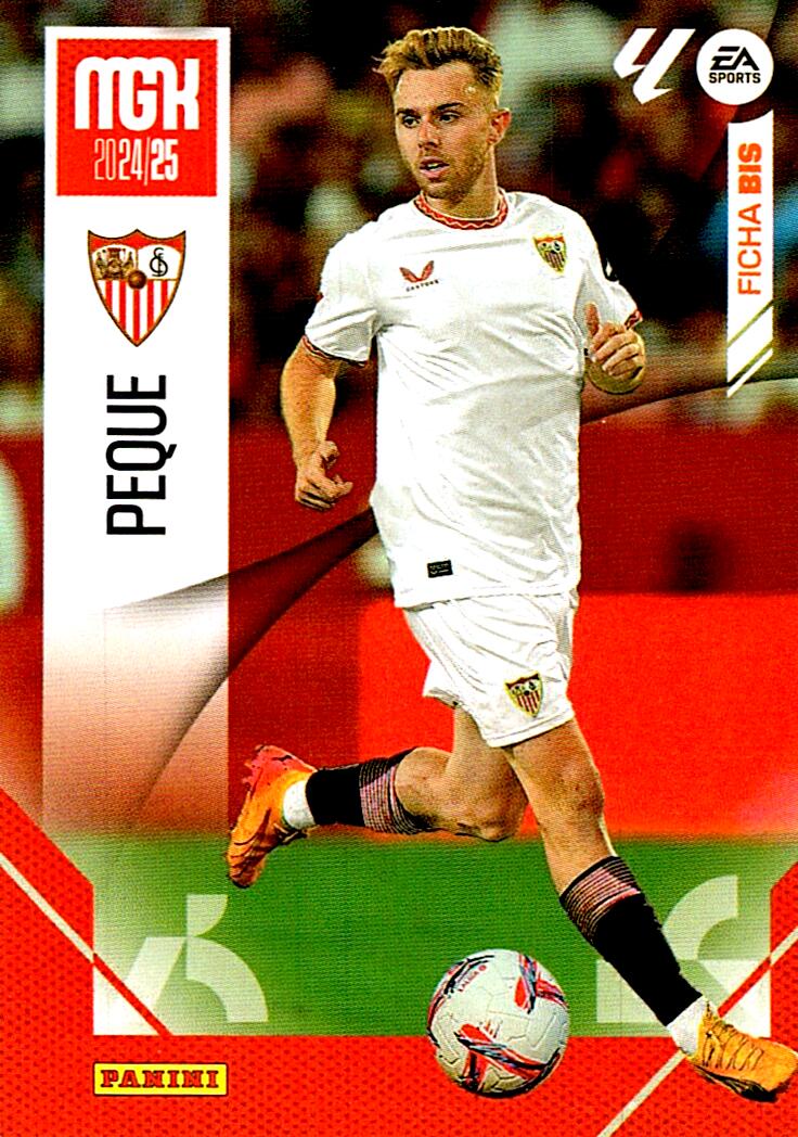 Megacracks 2024/2025 PEQUE Sevilla FC Nº 321 BIS FICHA BIS SEGUNDA EDICION