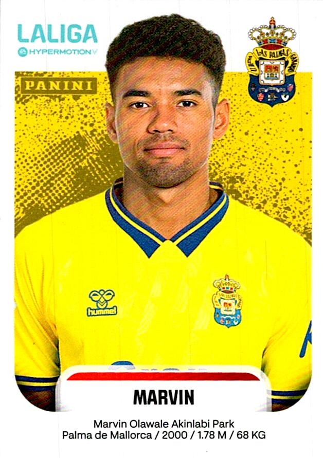 LALIGA HYPERMOTION 2025-26 MARVIN LAS PALMAS Nº253