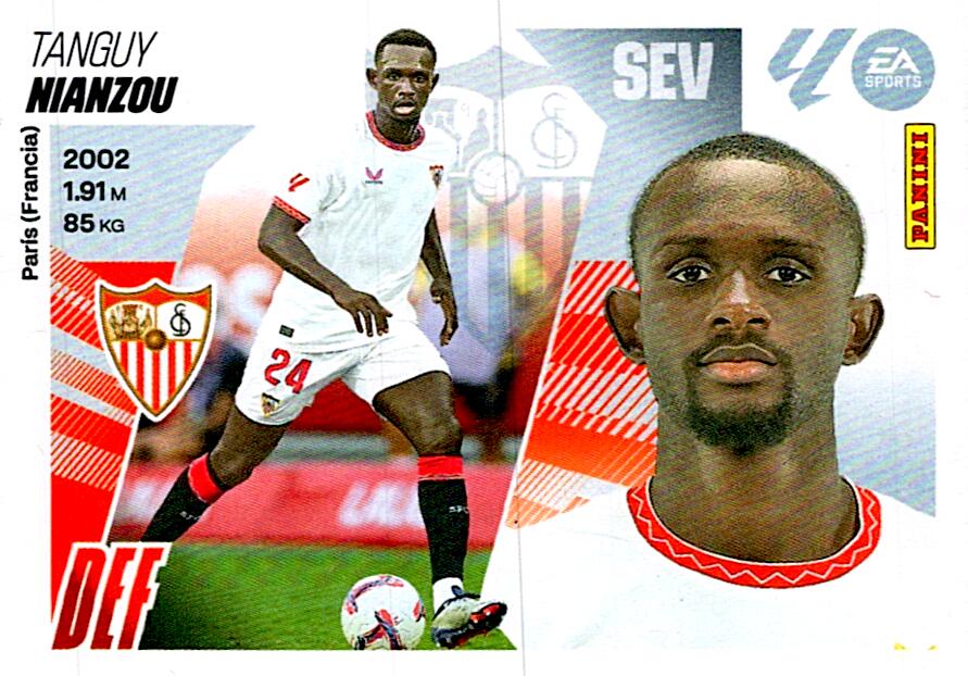 LIGA ESTE 2025/2026 SEVILLA FC NIANZOU Nº9