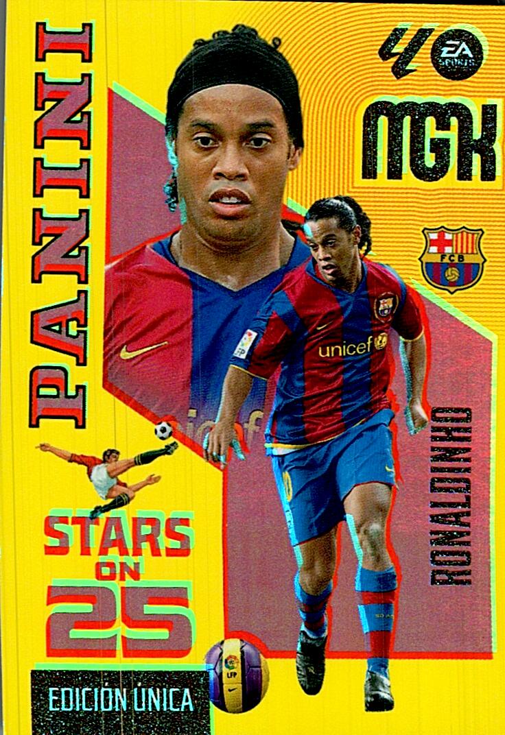 MEGACRACKS 2026/2027 STARS ON 25 RONALDINHO FC BARCELONA Nº436