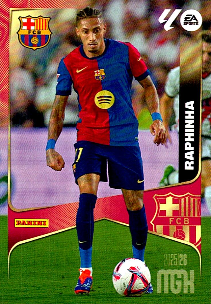 MEGACRACKS 2025/2026 FC BARCELONA RAPHINHA Nº90