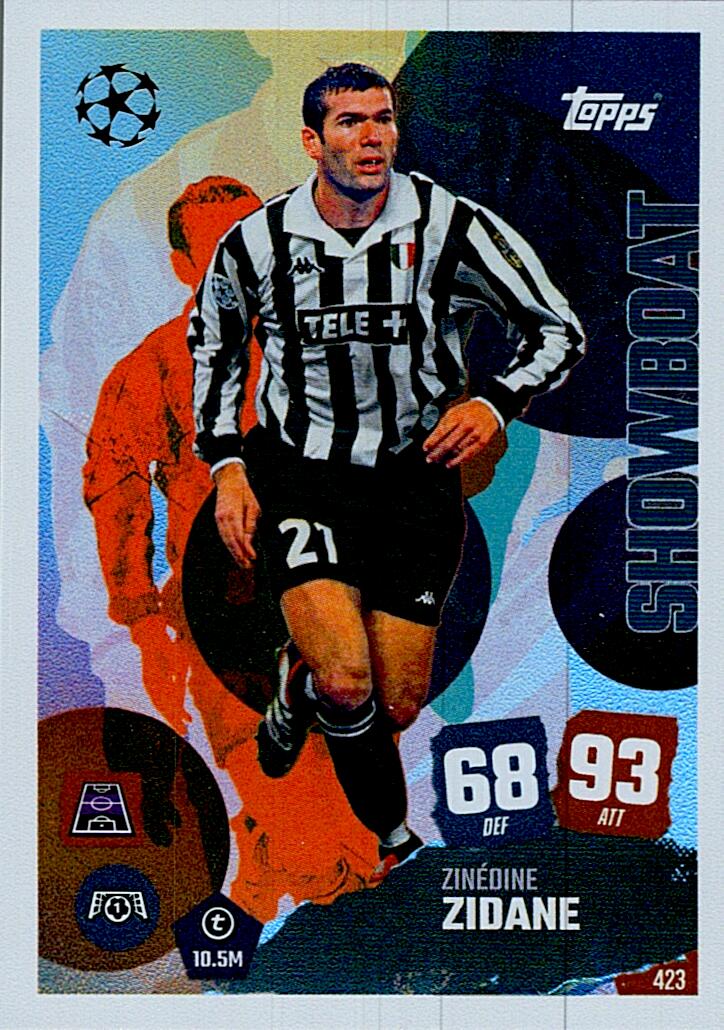 MATCH ATTAX CHAMPIONS LEAGUE 2025/2026 ZIDANE SHOWBOAT Nº423