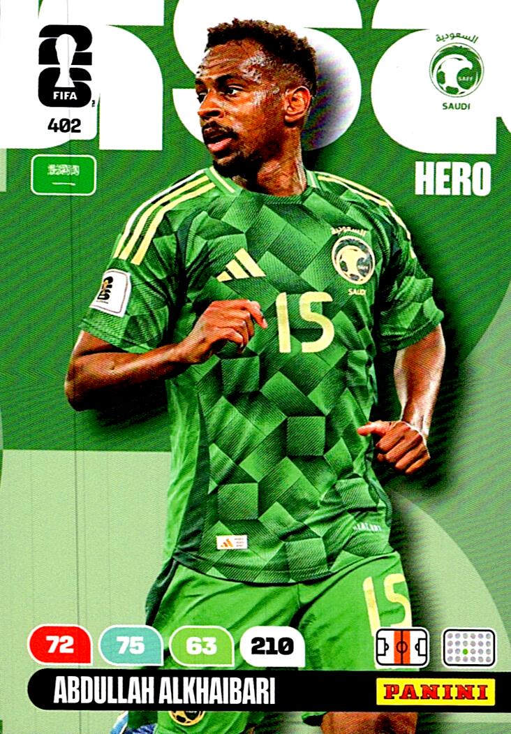 ADRENALYN WORLD CUP 2026 ABDULLAH ALKHAIBARI SAUDI ARABIA Nº402