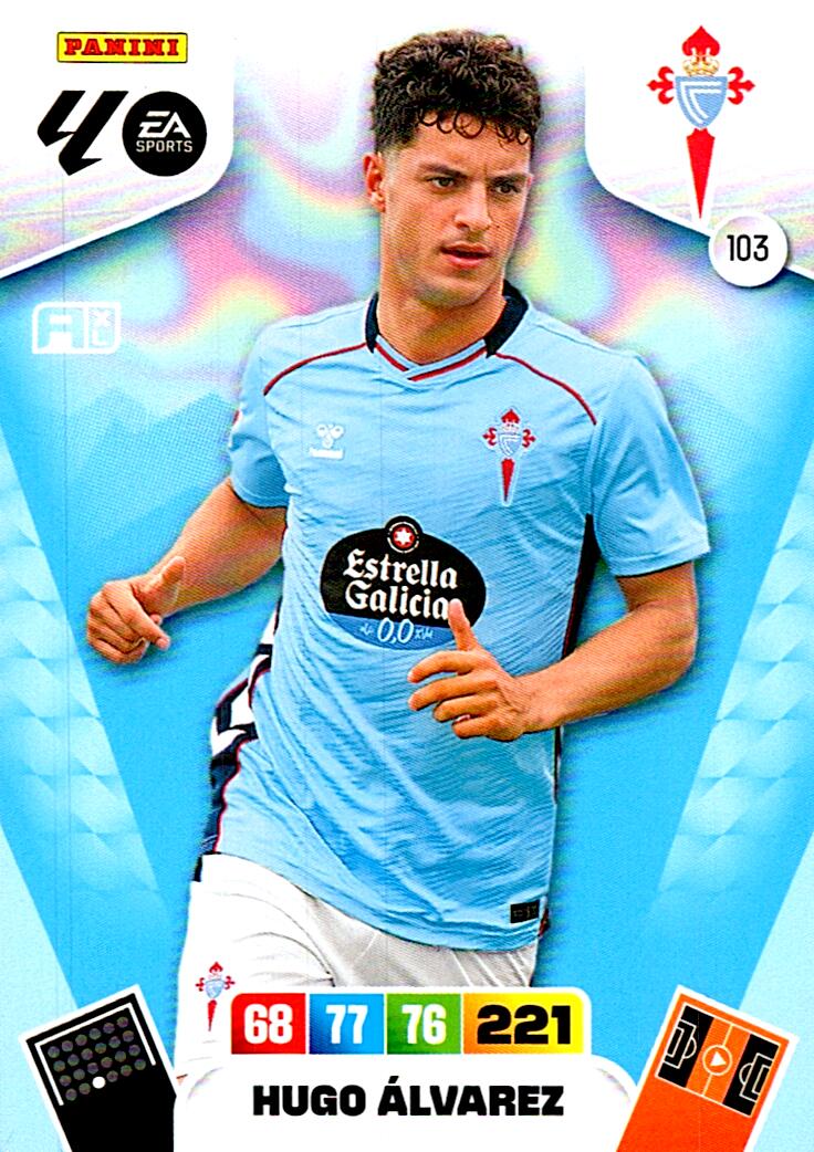 ADRENALYN LA LIGA 2025/2026 HUGO ALVAREZ RC CELTA Nº103