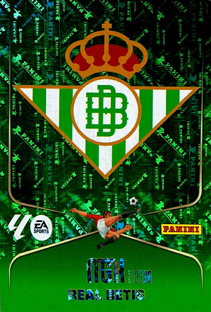 MEGACRACKS 2025/2026 REAL BETIS ESCUDO Nº91