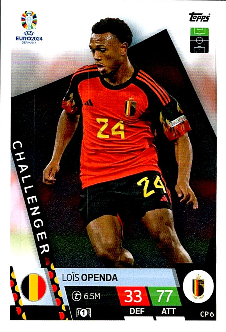TOPPS UEFA EURO 2024 LOÏS OPENDA CHALLENGER CP 6
