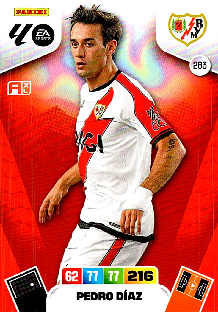ADRENALYN LA LIGA 2025/2026 PEDRO DIAZ RAYO VALLECANO Nº283