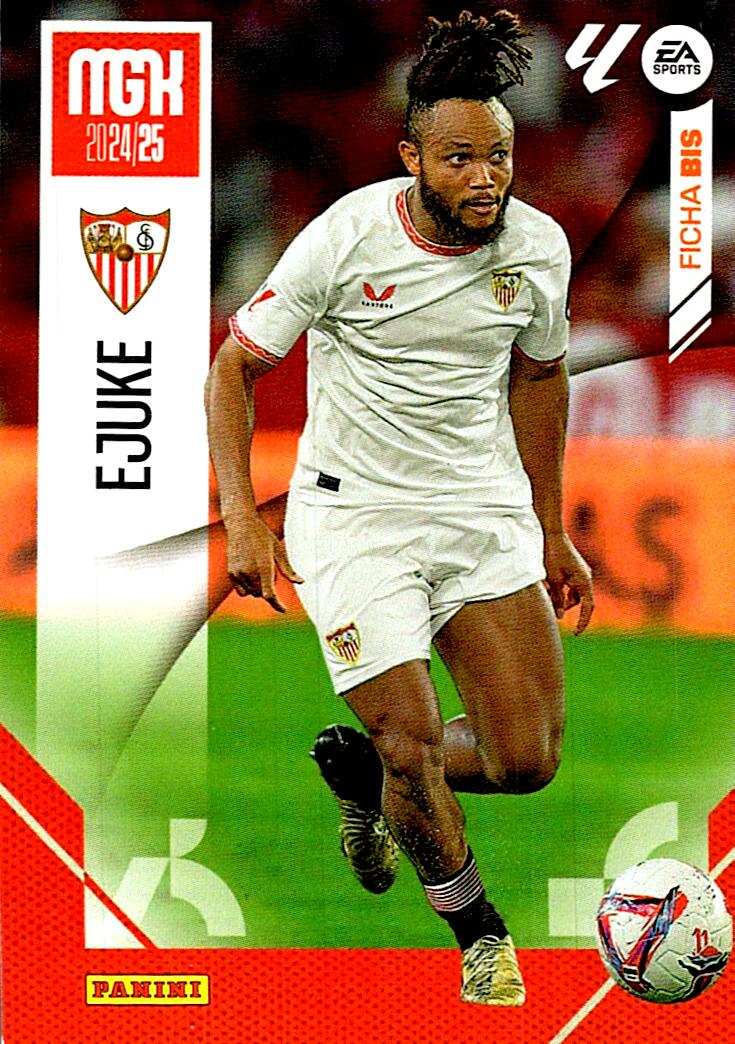 Megacracks 2024/2025 EJUKE Sevilla FC Nº 322 BIS FICHA BIS SEGUNDA EDICION