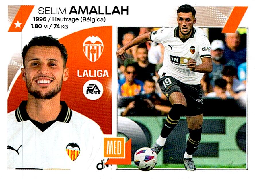 LIGA ESTE 2023/24 AMALLAH VALENCIA CF Nº14 BIS COLOCA CUARTA EDICION