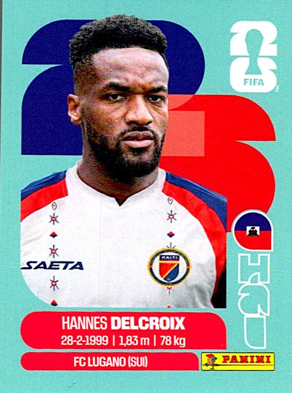 STICKERS FIFA WORLD CUP 2026 HANNES DELCROIX NºHAI 9