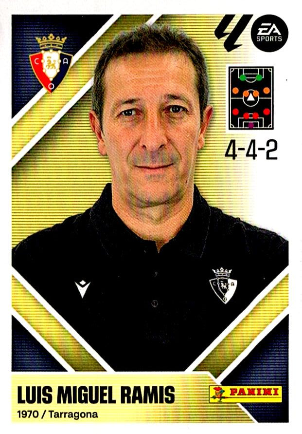 LIGA ESTE 2026/2027  CA OSASUNA ENTRENADOR LUIS MIGUEL RAMIS Nº2