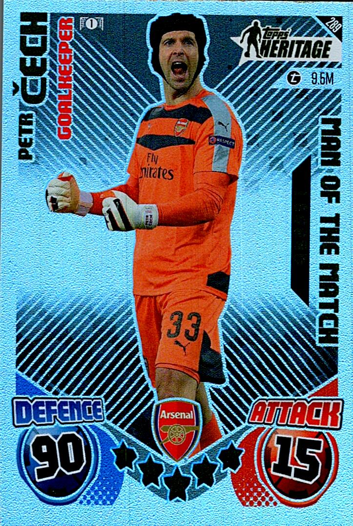 Match Attax Extra 2025 Petr Cech Topps Heritage nº289