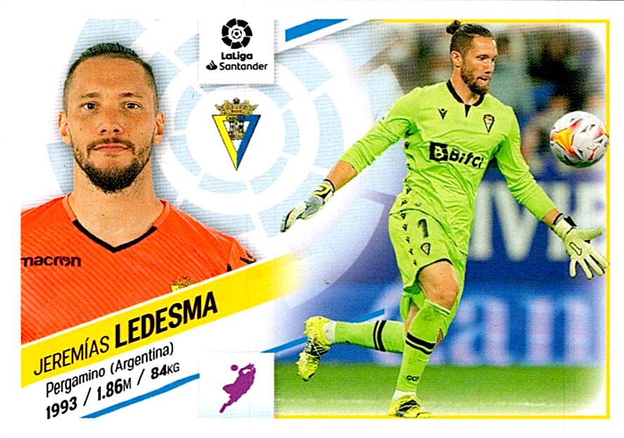 Cromo Liga Este 2022/2023 LEDESMA CADIZ CF Nº3