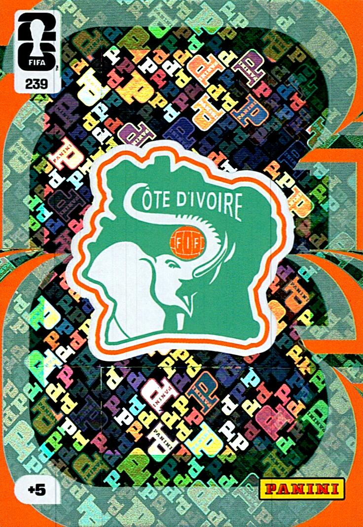 ADRENALYN WORLD CUP 2026 ESCUDO IVORY COAST Nº239
