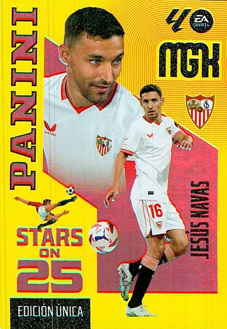 MEGACRACKS 2026/2027 STARS ON 25 JESÚS NAVAS SEVILLA FC Nº437