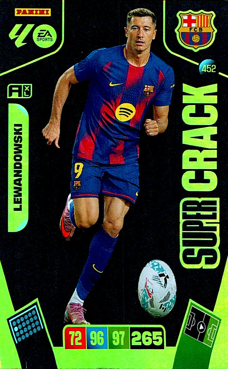 ADRENALYN LA LIGA 2025/2026 LEWANDOWSKI SUPER CRACK Nº452