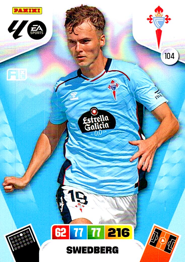 ADRENALYN LA LIGA 2025/2026 SWEDBERG RC CELTA Nº104