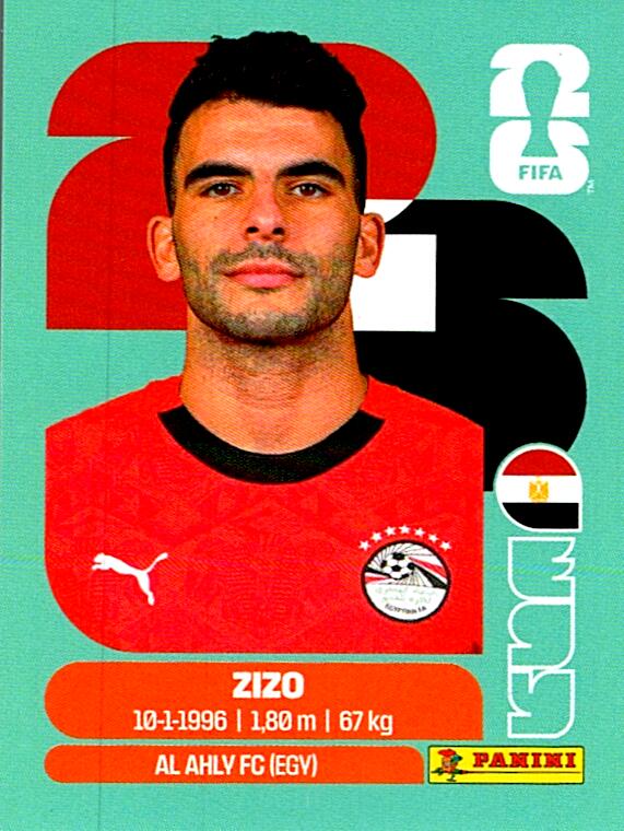 STICKERS FIFA WORLD CUP 2026 ZIZO NºEGY 11