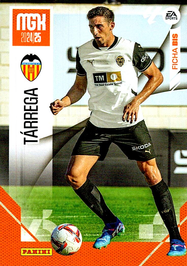 Megacracks 2024/2025 TARREGA Valencia CF Nº 330 BIS FICHA BIS SEGUNDA EDICION
