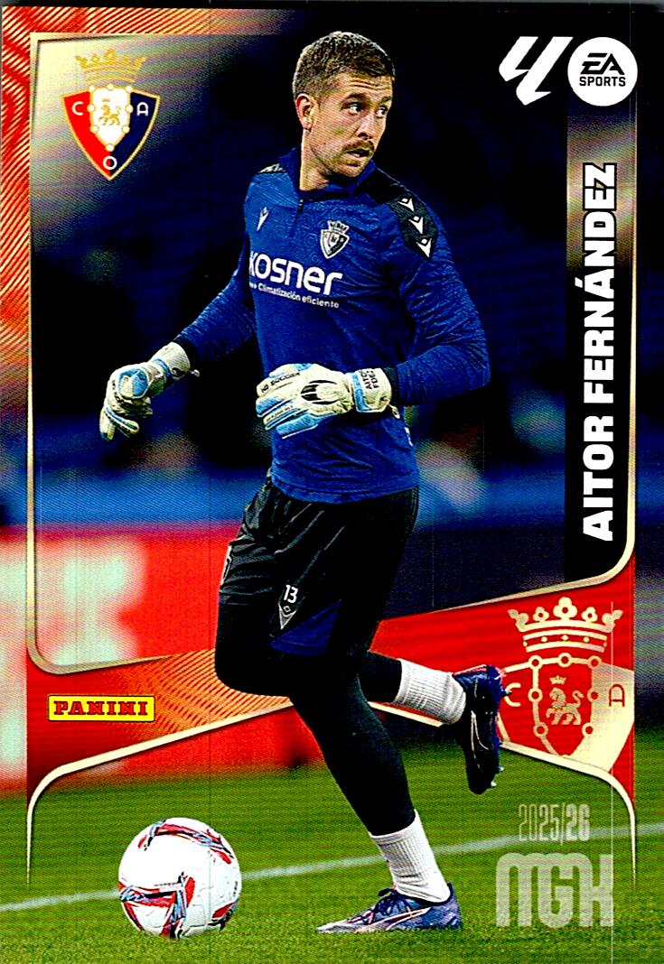 MEGACRACKS 2025/2026 AITOR FERNANDEZ CA OSASUNA Nº255