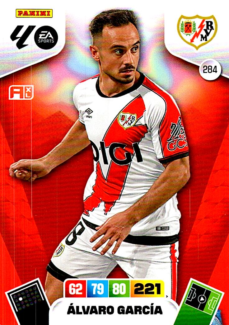 ADRENALYN LA LIGA 2025/2026 ALVARO GARCIA RAYO VALLECANO Nº284